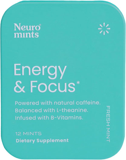 , Mints Energy Focus Mint Single, 12 Count