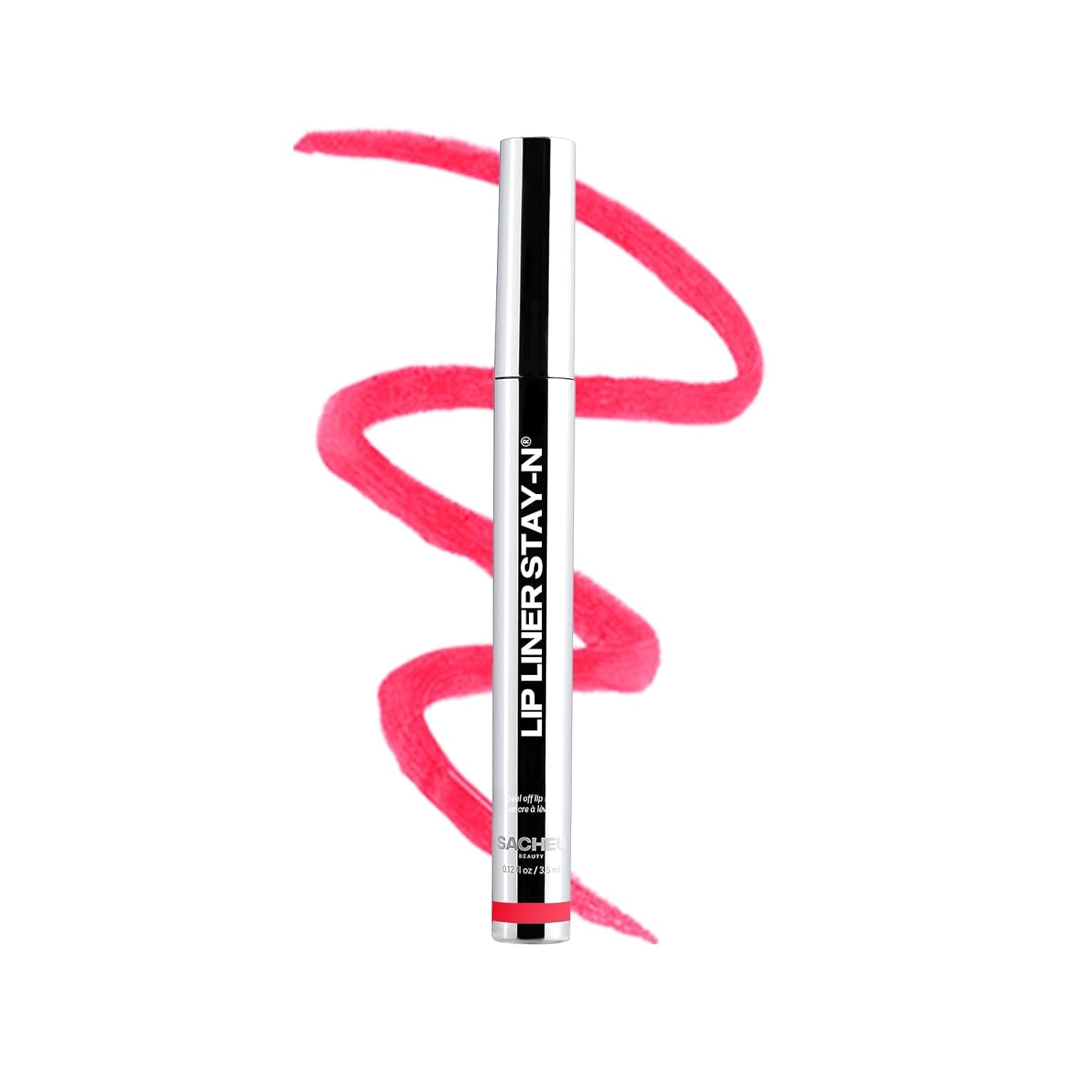 Lip Liner STAY-N Peel off Lip Stain — Long Lasting Matte Lip Tattoo Transfer Proof Lipstain Infused with Hyaluronic Acid & Vitamin E for All Skin Types — Vegan & Cruelty-Free, P-Inked