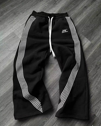 Casual Grey Embroidered Trousers Y2K Running Lace Chandelier Trousers Functional Tactics Camouflage for Men and Women