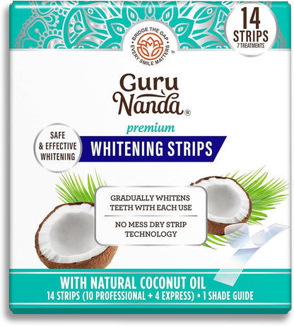 Teeth Whitening Strips - 7-Day Treatment with Non-Slip, Dry Strip Technology - Whitening Designed with Care for a Brighter Smile