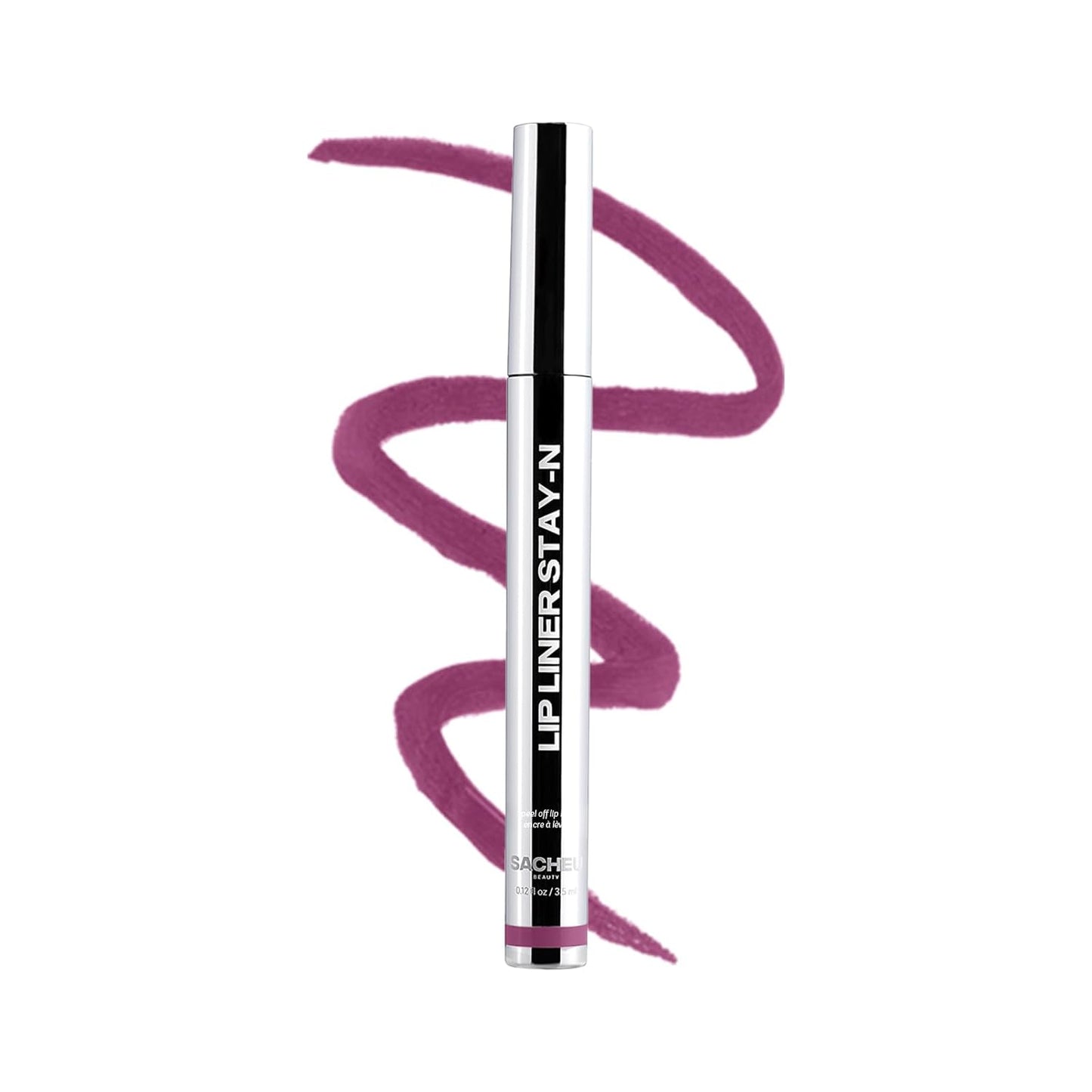 Lip Liner STAY-N Peel off Lip Stain — Long Lasting Matte Lip Tattoo Transfer Proof Lipstain Infused with Hyaluronic Acid & Vitamin E for All Skin Types — Vegan & Cruelty-Free, P-Inked