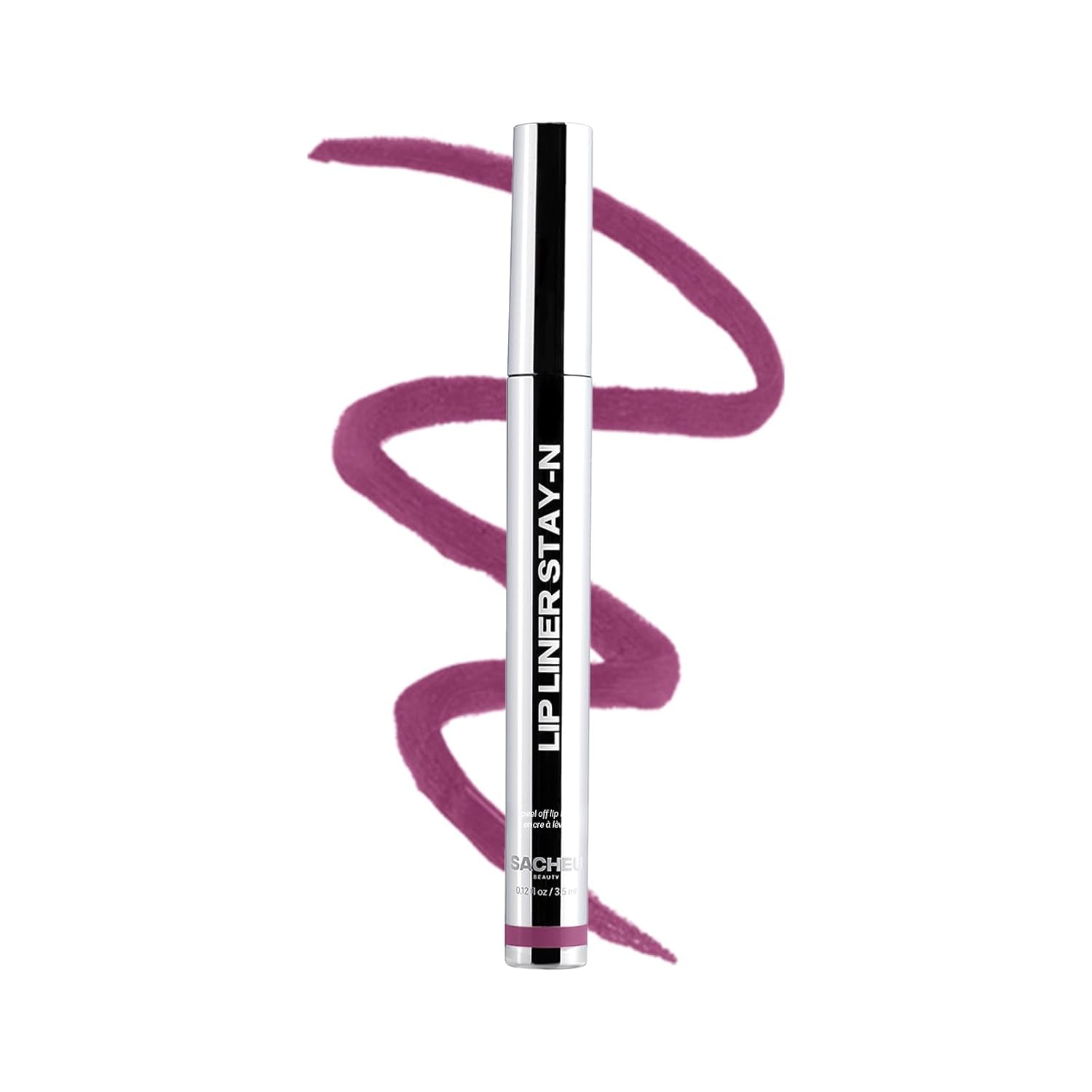 Lip Liner STAY-N Peel off Lip Stain — Long Lasting Matte Lip Tattoo Transfer Proof Lipstain Infused with Hyaluronic Acid & Vitamin E for All Skin Types — Vegan & Cruelty-Free, P-Inked