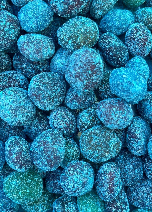 Sour Gushers, Super Sour Viral Gushers, Irresistable Extra Sour Gummy Candy, Blue Raspberry Flavor, Wild Cherry Flavor, Tiktok Viral Candy Sweet & Sour [Choose the Flavor & Size] (8 Oz, Sour Blue Raspberry)