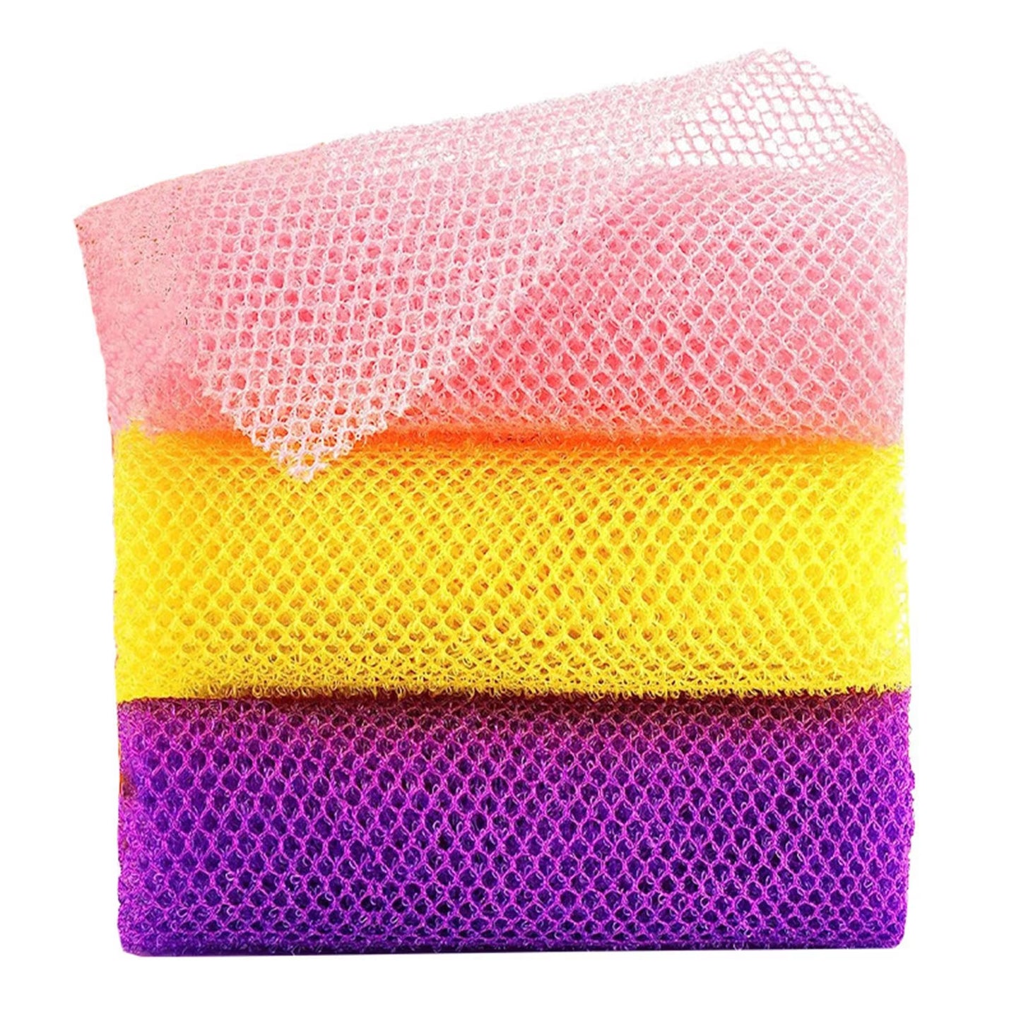 1PC African Net Bath Sponge Washcloth Reusable Long Bath Ball Net Sponge Exfoliating Net Skin Care Bathroom Accessories